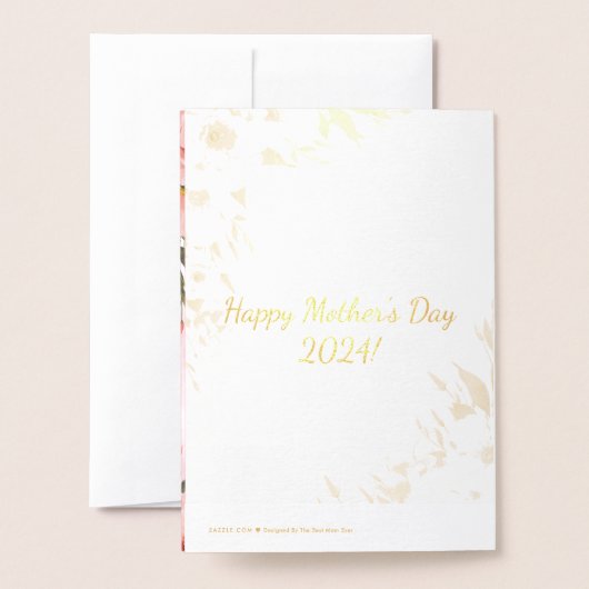 Elegant Floral Folie Kaarten (Met envelop)