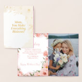 Elegant Floral Folie Kaarten (Display)