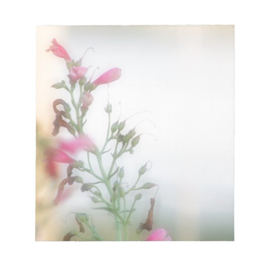 Elegant Floral fotografie Notitieblok (Voorkant)