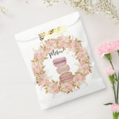 Elegant Floral French Macaron Paris Party Bedankzakje (Gezegeld)