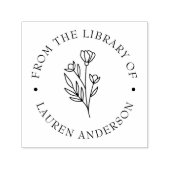 Elegant Floral from the Library of Bookplate Zelfinktende Stempel (Design)