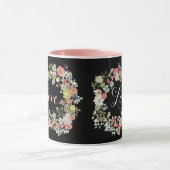 Elegant Floral Garden Beauful Love Coffee Mok (Midden)