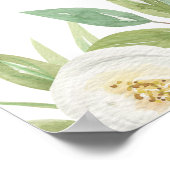 Elegant Floral Gender Neutral Baby shower Poster (Hoek)