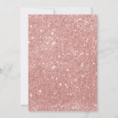 Elegant Floral Geometric Bridal douche Uitnodiging (Achterkant)