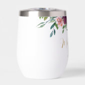 Elegant Floral gepersonaliseerd bruidsmeisje voors (Voorkant)