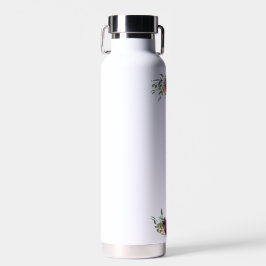 Elegant Floral gepersonaliseerd bruidsmeisje voors Waterfles