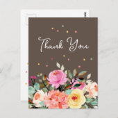 Elegant Floral Gift of Kindness Dank u Briefkaart (Voorkant / Achterkant)