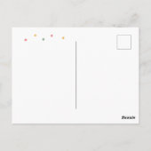 Elegant Floral Gift of Kindness Dank u Briefkaart (Achterkant)