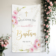 Elegant Floral Girl Baptism Welkom