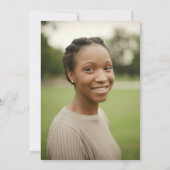 Elegant Floral Gold 45 Birthday Photo Kaart (Achterkant)