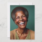 Elegant Floral Gold 67 Birthday Photo Kaart (Achterkant)