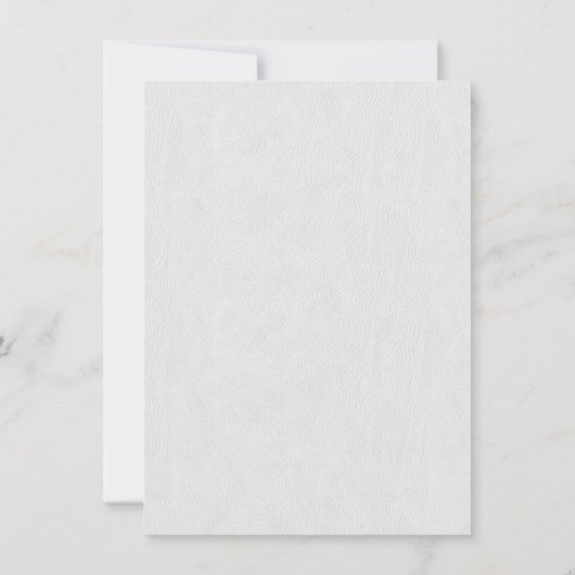 Elegant Floral Gold Foil Bridal Shower Invitation Kaart (Achterkant)