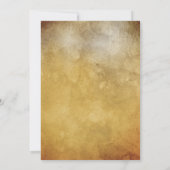 Elegant Floral Gold High Heels 40e verjaardag Kaart (Achterkant)