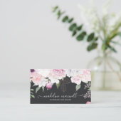 Elegant Floral | Gold Leaf Professional Visitekaartje (Staand voorkant)