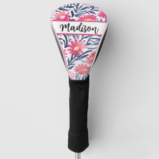 Elegant Floral Golf Head Hoesje: bescherm uw club Golfheadcover
