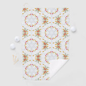 Elegant  Floral Golfhanddoek (Insitu)