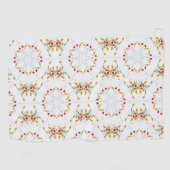 Elegant  Floral Golfhanddoek (Horizontaal)