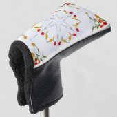 Elegant  Floral Golfheadcover (3/4 voorkant)