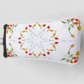 Elegant  Floral Golfheadcover (Voorkant)