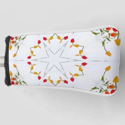 Elegant  Floral Golfheadcover (Voorkant)