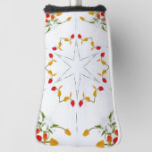 Elegant  Floral Golfheadcover (Draai 90)