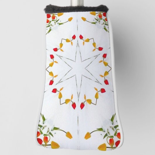 Elegant  Floral Golfheadcover (Draai 90)