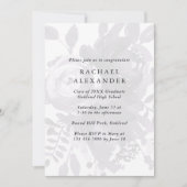 Elegant Floral Gradual Party Fotouitnodiging Kaart (Voorkant)