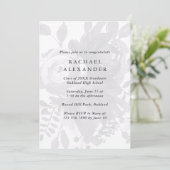 Elegant Floral Gradual Party Fotouitnodiging Kaart (Staand voorkant)