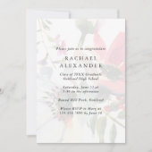 Elegant Floral Gradual Party Fotouitnodiging Kaart (Voorkant)