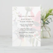 Elegant Floral Gradual Party Fotouitnodiging Kaart (Staand voorkant)