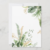 Elegant Floral Graduation Celebration Invitation Kaart (Achterkant)