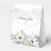 Elegant Floral Greenery Gift Wedding Favor Box Bedankdoosjes (Voorkant Zijde)