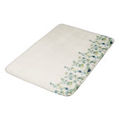 Elegant Floral Greenery of White Eucalyptus Badmat (Gekanteld)