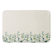 Elegant Floral Greenery of White Eucalyptus Badmat (Voorkant)