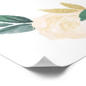 Elegant Floral Greenery Wreath First Community Poster (Hoek)