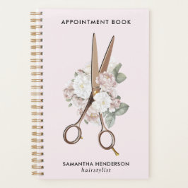 Elegant  Floral Haarstylist Benoeming Planner