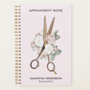Elegant Floral Haarstylist Benoeming Planner