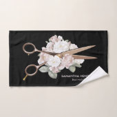 Elegant  Floral Haarstylist Handdoek (Handdoek)