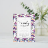 Elegant Floral hand-Met handschrift geschakelde Sc Kaart (Staand voorkant)