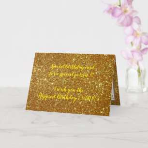 Elegant Floral Happiest Birthday Card Kaart