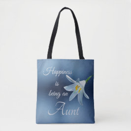 Elegant Floral Happiness is een tante Tote Bag