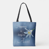 Elegant Floral Happiness is een tante Tote Bag (Achterkant)