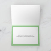 Elegant  Floral Happy Jubileum Kaart (Binnen)