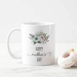 Elegant Floral Happy Moederdag | Koffie-Mok Koffiemok
