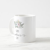 Elegant Floral Happy Moederdag | Koffie-Mok Koffiemok (Voorkant links)