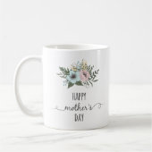 Elegant Floral Happy Moederdag | Koffie-Mok Koffiemok (Links)