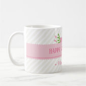 Elegant Floral Happy Moederdag | Koffie-Mok Koffiemok (Links)