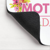 Elegant Floral Happy Moederdag | Mousepad Muismat (Hoek)