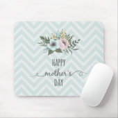 Elegant Floral Happy Moederdag | MUISMAT (Met muis)