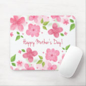 Elegant Floral Happy Moederdag | MUISMAT (Met muis)